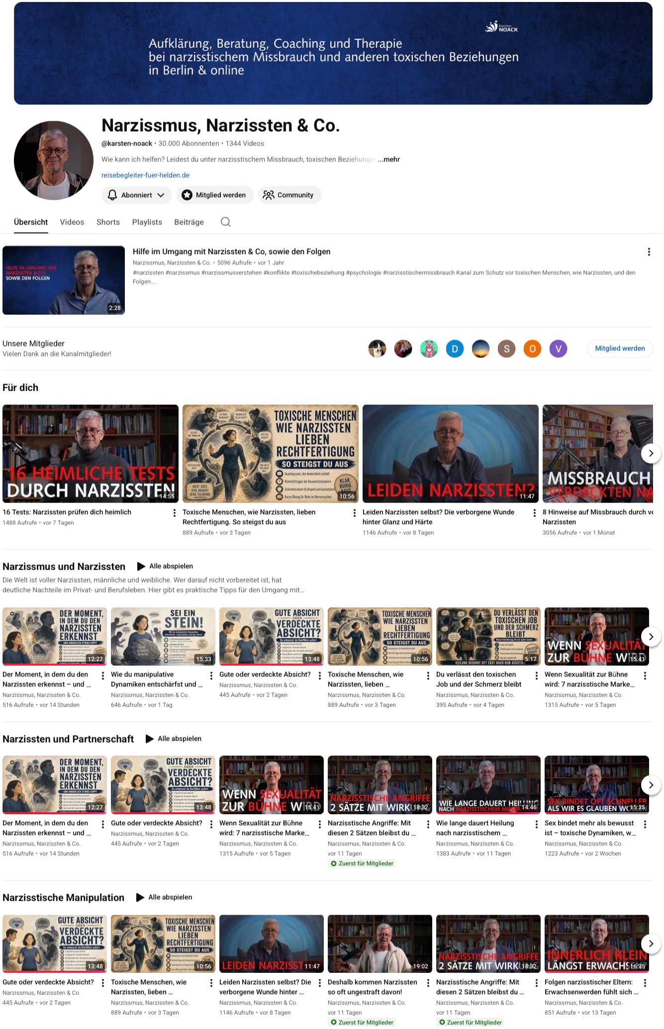 Externer Link zu YT-Kanal @karsten-noack (es geltem die Datenschutzbedingungen von Google/YouTube)
