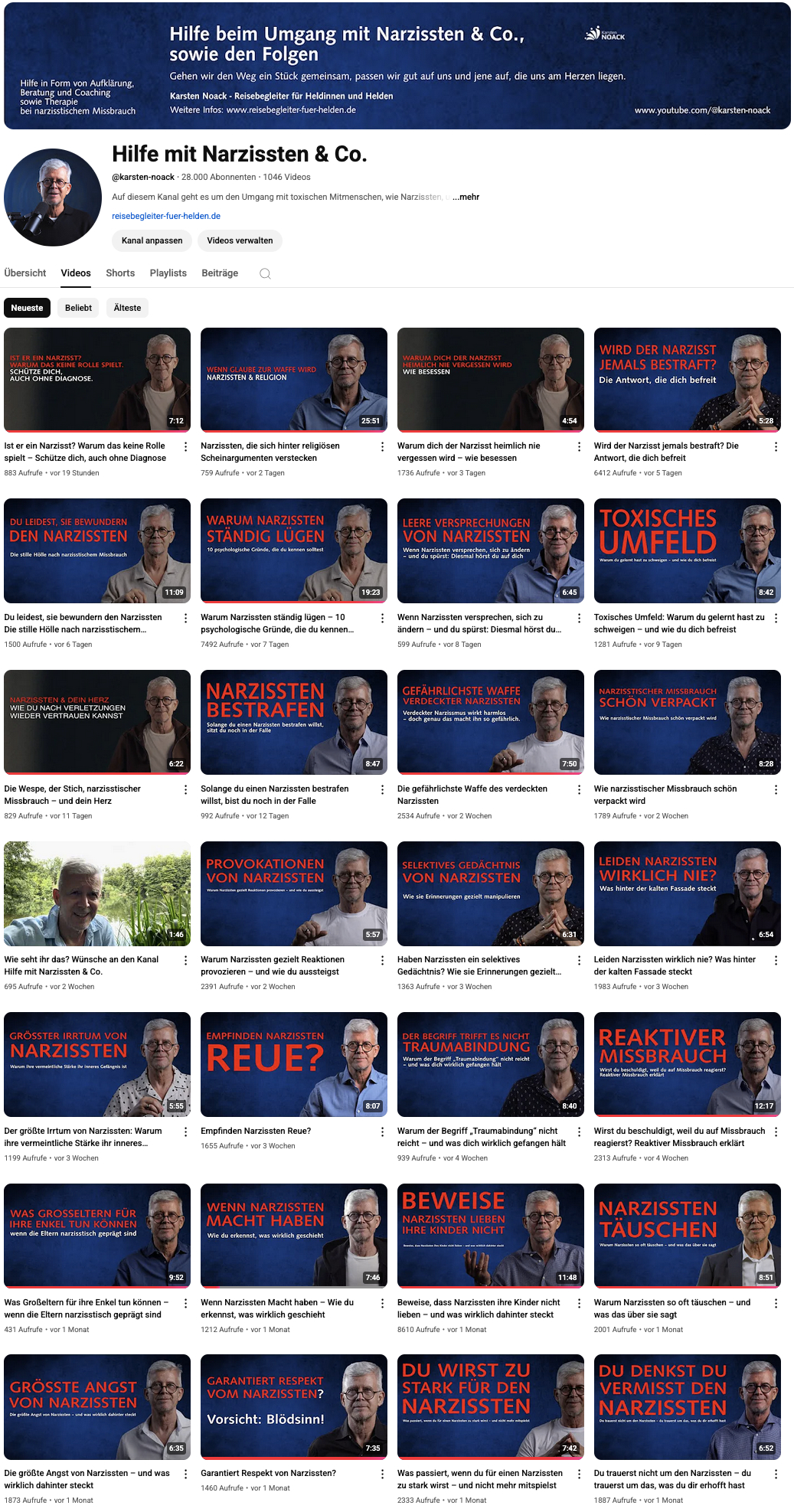 Externer Link zu YT-Kanal @karsten-noack (es geltem die Datenschutzbedingungen von Google/YouTube)